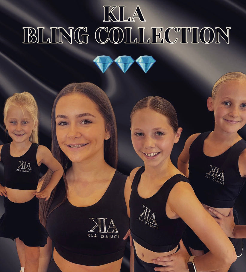 KLA "BLING" Adult Crop Top / Shorts **